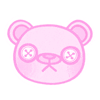 Teddy Bear Sticker by Egirl Peach