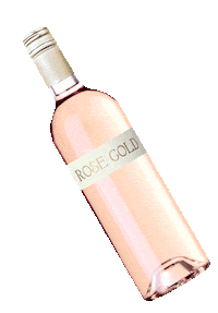 RoseGoldWine wine rose drinks dallas Sticker