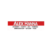 alexhannalaw miami traffic immigration criminal Sticker