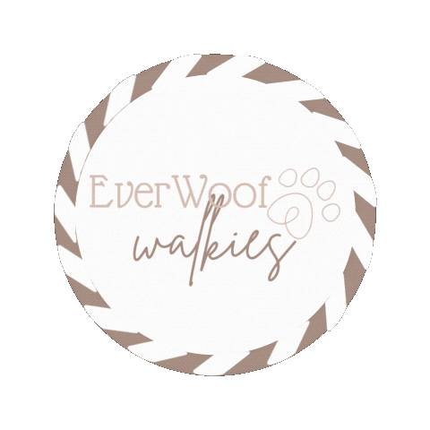 Dog Walking Sticker by EverWoof