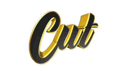 text cut Sticker