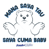 freshandwhitemsia gigi kuat fresh white geng polar fresh white malaysia Sticker