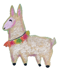 mongelippa art illustration peru llama Sticker