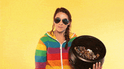 make it rain yes GIF by TipsyElves.com