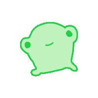 Frog Yoyo Sticker