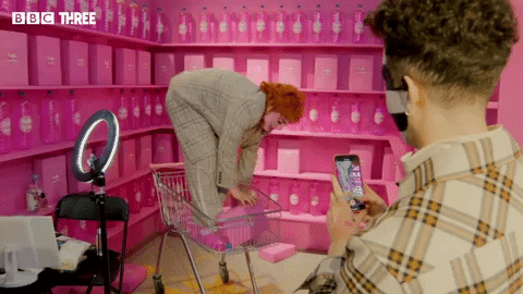 Make-Up Reaction GIF by BBC Three