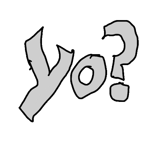 Whats Up Yo Sticker by BB