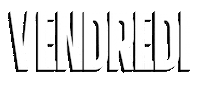 Vendredi Sticker by Pete The Monkey