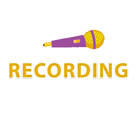 Recording On Air Sticker by Podcast Assistance
