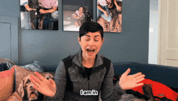 I Am In GIF by Tori Mistick Wear Wag Repeat