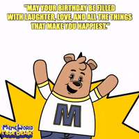 Birthday Wishes GIF by Meme World of Max Bear