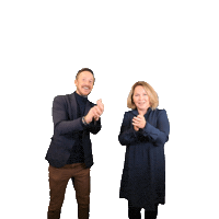 Makelaar Celebrating Sticker by Woerden Makelaardij