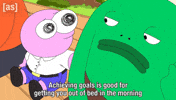 Goal Sitting GIF by Adult Swim