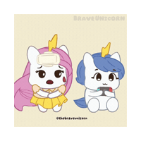 Confused No Idea Sticker by Brave Unicorn