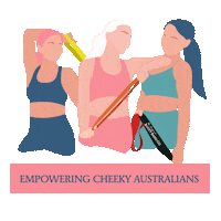 Fitness Empowering Sticker by Booty Band Co