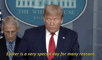 Donald Trump Easter GIF