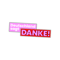 Danke Sticker by SFBerlin