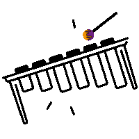 SlagwerkgroepSuona marimba slagwerk vibraphone suona Sticker