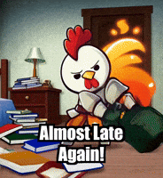 School Rush GIF by Zorooster
