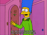 marge simpson wedding GIF