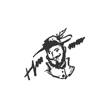 Robin Hood Illustration Sticker