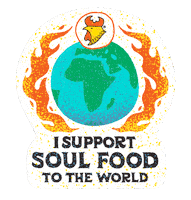 Soul Food 2 The World Sticker by Chicken Licken SA