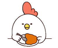 everyday_debudori bird でぶどり 毎日でぶどり Sticker