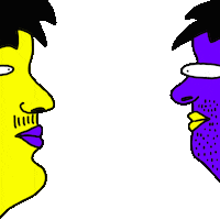 selinapacktaus love heart kiss gay Sticker