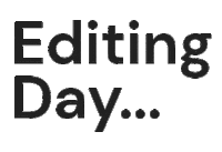 Editing Day Sticker by Remark Imagery