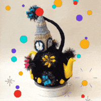 Happy New Year Fireworks GIF by TeaCosyFolk