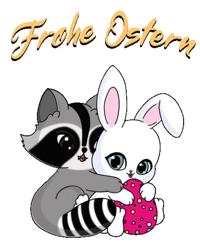 Rabbit Easter Sticker