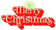 Merry Christmas Sticker by greentopgifts
