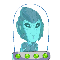 Happy Area 51 Sticker by Planet XOLO
