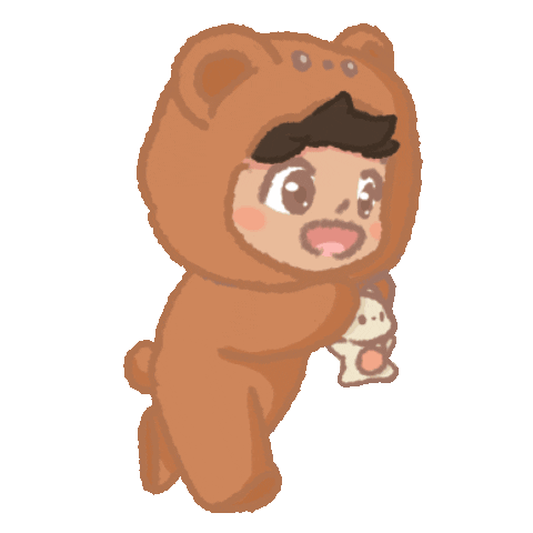 Teddy Bear Love Sticker
