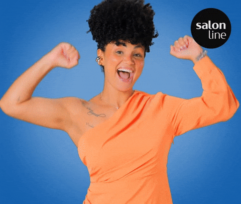 Happy Cacheada GIF by Salon Line