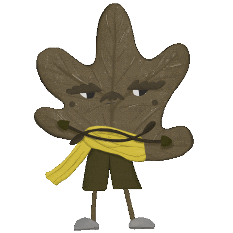 cathypavlova angry leaf oak bore Sticker