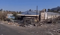 Debris Litters Streets of South African Industrial Area Following Looting and Unrest