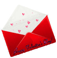 Mail Hearts Sticker