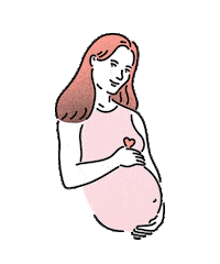 pribehyzrozeni mama pregnant laska miminko Sticker