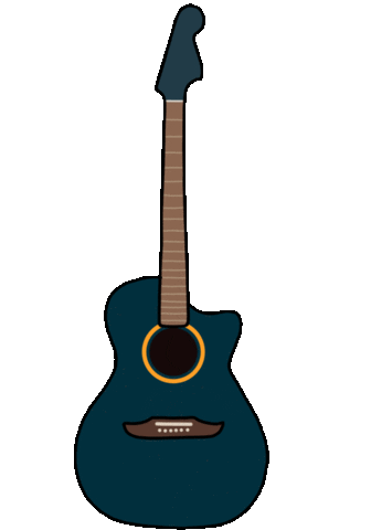 Acoustic Guitar Twist Sticker by Fender