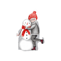 Warm Hugs Sticker