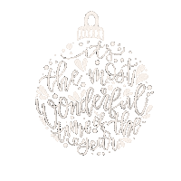 Its The Most Wonderful Time Of The Year Christmas Sticker