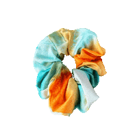 SomethingSporty scrunchie tie dye hair tye something sporty Sticker