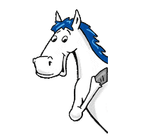 run horse Sticker by Öffentliche Versicherung Braunschweig