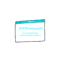 Lapachastore surf surfing surf girl la pacha Sticker
