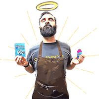 uomosenzatonno santino gaviscon uomo senza tonno uomosenzatonno Sticker