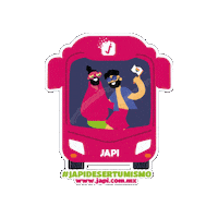 japimexico japi japidesertumismo autobusjapi japiautobus Sticker