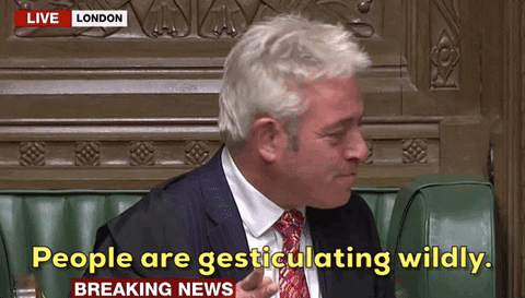 giphyupload giphynewsinternational parliament john bercow people are gesticulating wildly GIF