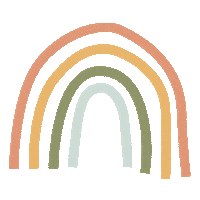 Happy Rainbow Sticker by Mikyla Creates