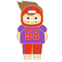 Superbowl Marvin Sticker